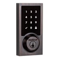 Kwikset SmartCode 916 Zigbee Contemporary Touchscreen Deadbolt with Home Connect, Venetian Bronze